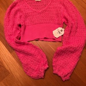Altar’d State hot pink sweater